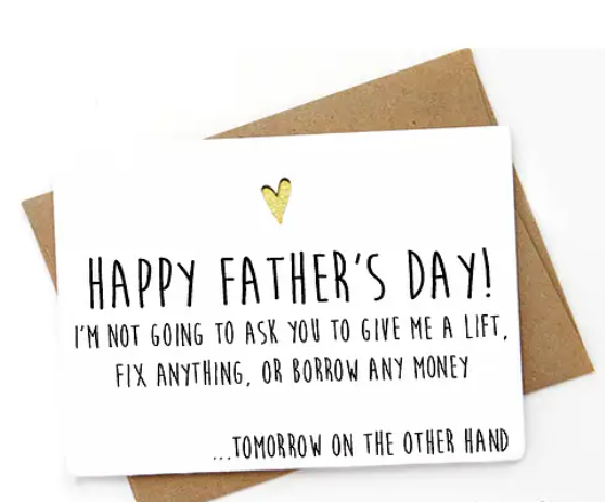 SPCA* Happy Father's Day Card