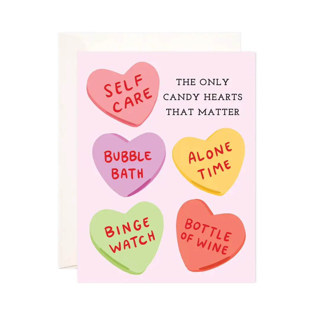 Conversation Hearts Card