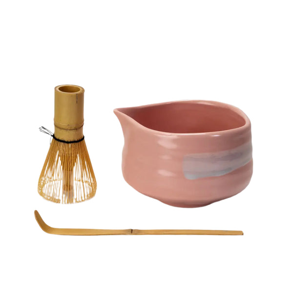 UTKY Matcha Bowl Set - Pink - Serveware - Feliz Modern