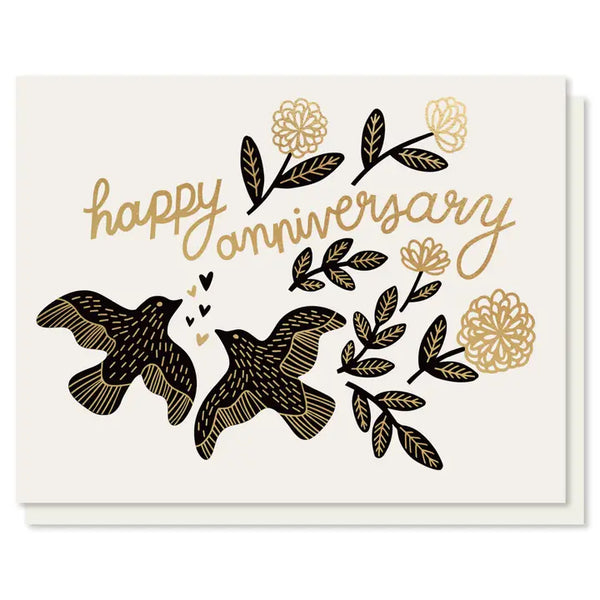 PPP Anniversary Birds Card -  - Cards - Feliz Modern