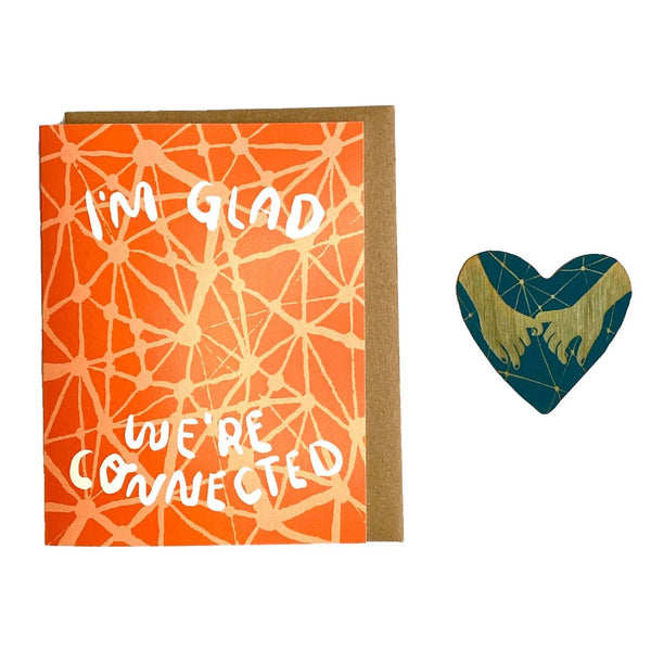 SNOM Glad We're Connected Card and Magnet -  - Cards - Feliz Modern