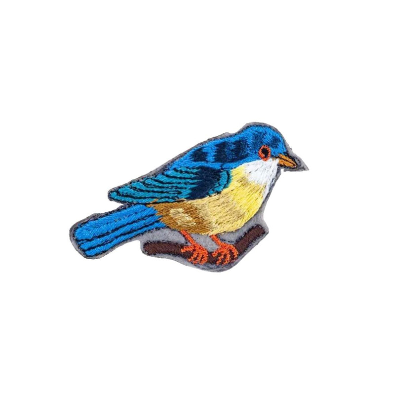 AIPO Sitting Bird Pin - Blue - Pins & Patches - Feliz Modern