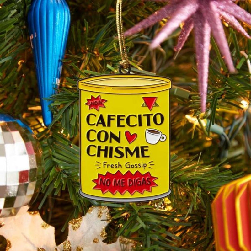 TFND Cafecito Con Chisme Ornament -  - Christmas - Feliz Modern