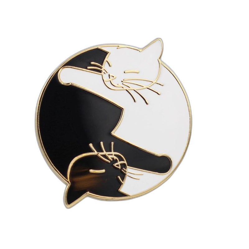 RSL Yin Yang Cat Pin -  - Pins & Patches - Feliz Modern