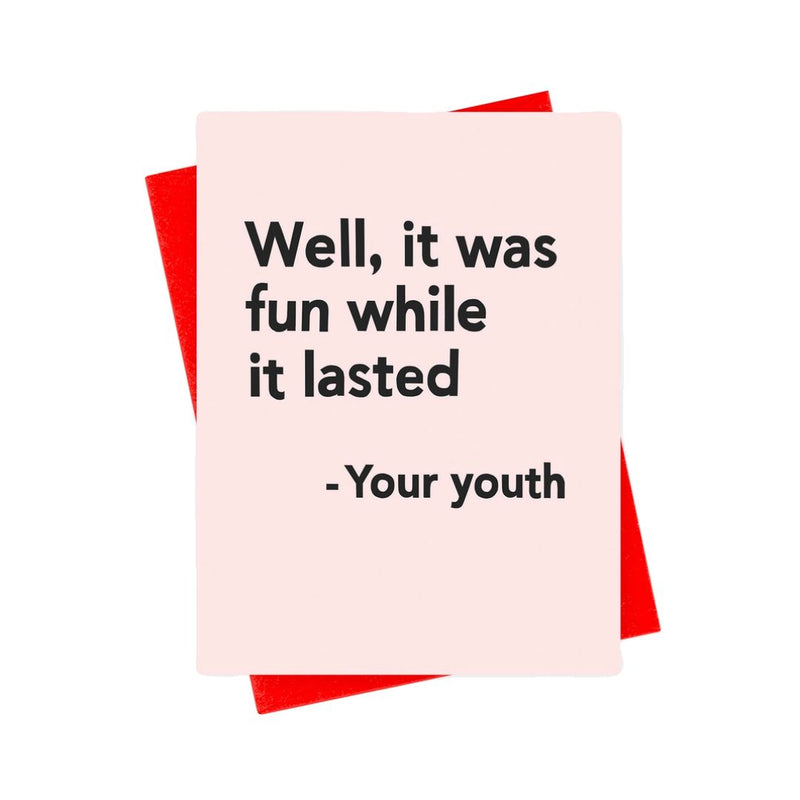 XOU Your Youth Card -  - Cards - Feliz Modern