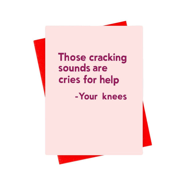 XOU Your Knees Card -  - Cards - Feliz Modern