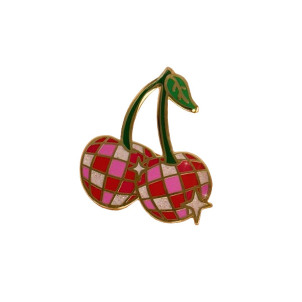 WFLW Disco Cherry Pin -  - Pins & Patches - Feliz Modern