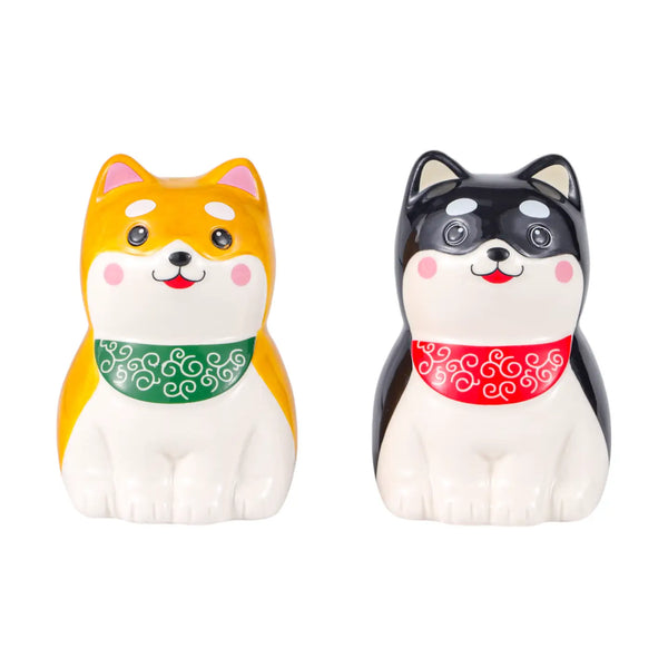 UTKY Shiba Inu Salt and Pepper Shaker Set - - Serveware - Feliz Modern