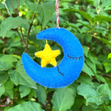 OFO Moon and Star Felt Ornament -  - Christmas - Feliz Modern