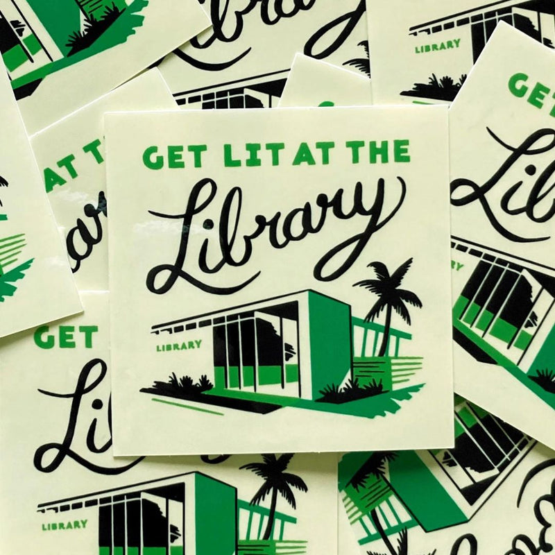 RAK Lit at The Library Sticker -  - Stickers - Feliz Modern