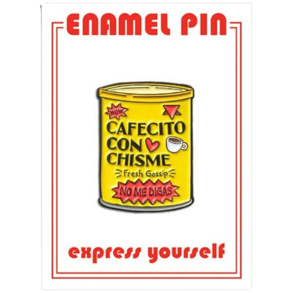 TFND Cafecito Con Chisme Pin -  - Pins & Patches - Feliz Modern