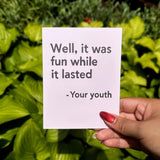 XOU Your Youth Card -  - Cards - Feliz Modern