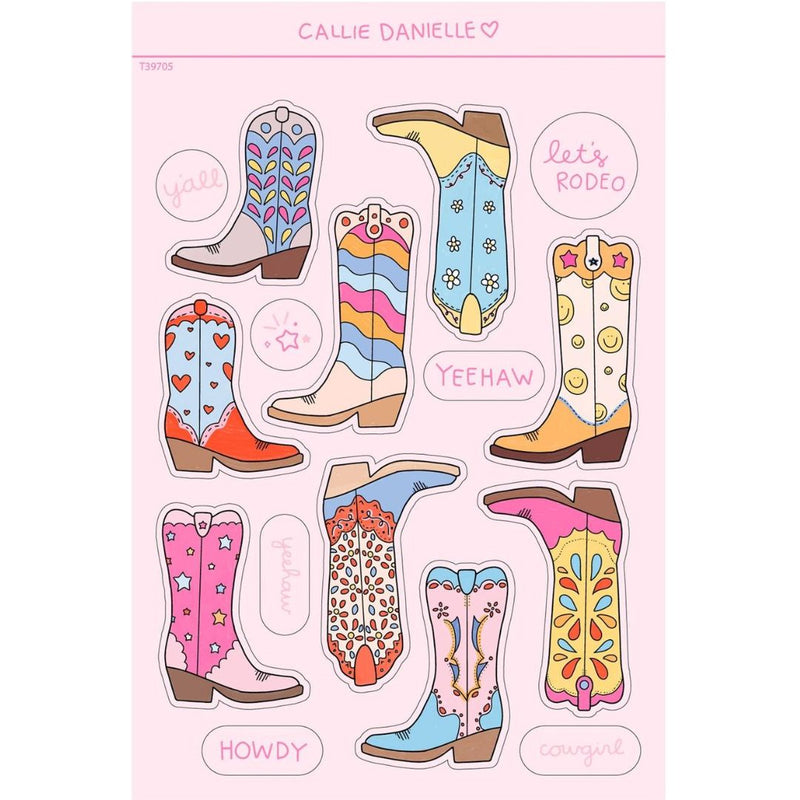 CLLDL Cowgirl Boots Sticker Sheet -  - Stickers - Feliz Modern