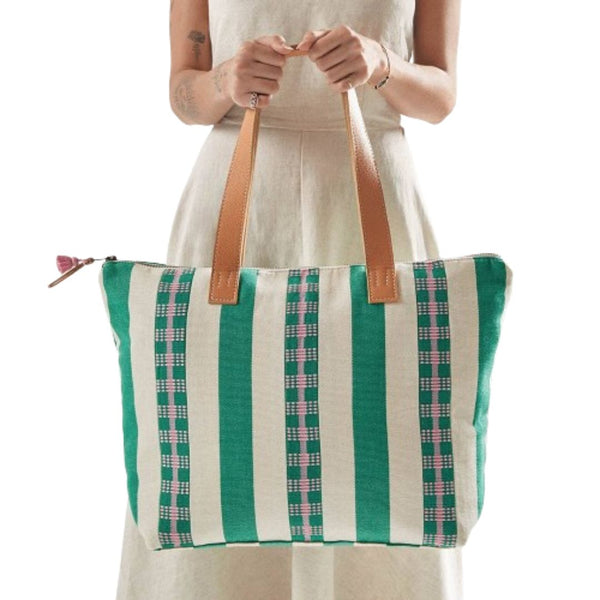 MOGL Watermelon Stripe Tote -  - Bags - Feliz Modern