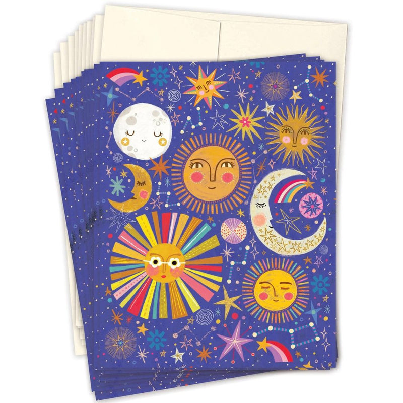 BYSF Sun & Moon Notecard Set -  - Cards - Feliz Modern