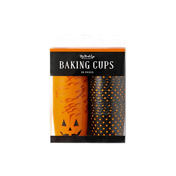 MMEY Jackolantern Baking Cups -  - Party Supplies - Feliz Modern