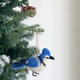 DHRD Blue Jay Felt Ornament -  - Christmas - Feliz Modern