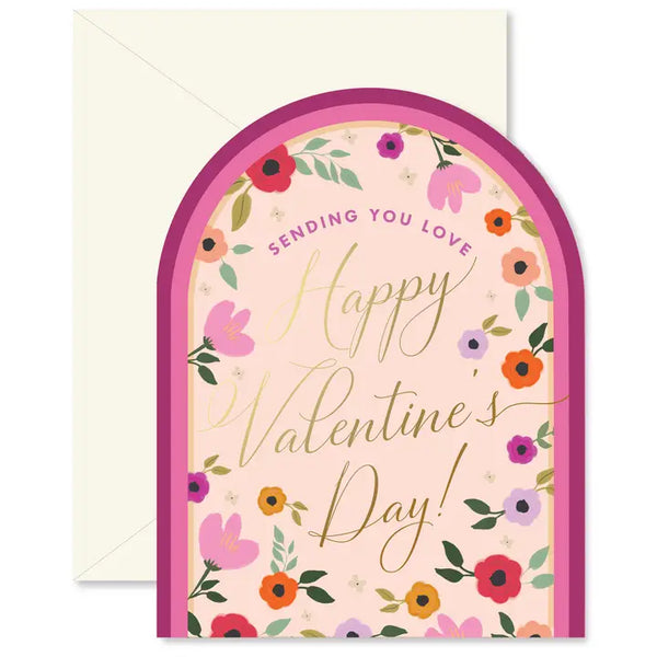 GPD Valentine's Day Floral Greeting Card - - Cards - Feliz Modern