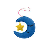 OFO Moon and Star Felt Ornament -  - Christmas - Feliz Modern