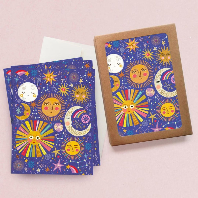 BYSF Sun & Moon Notecard Set -  - Cards - Feliz Modern