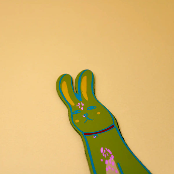 AKCD Cute Bunny Bookmark - Green - Books - Feliz Modern