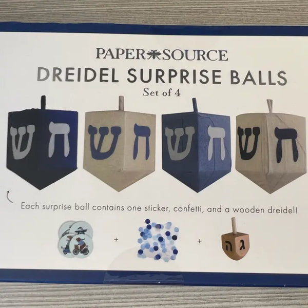 PPSW Dreidel Surprise Balls -  - Party Supplies - Feliz Modern