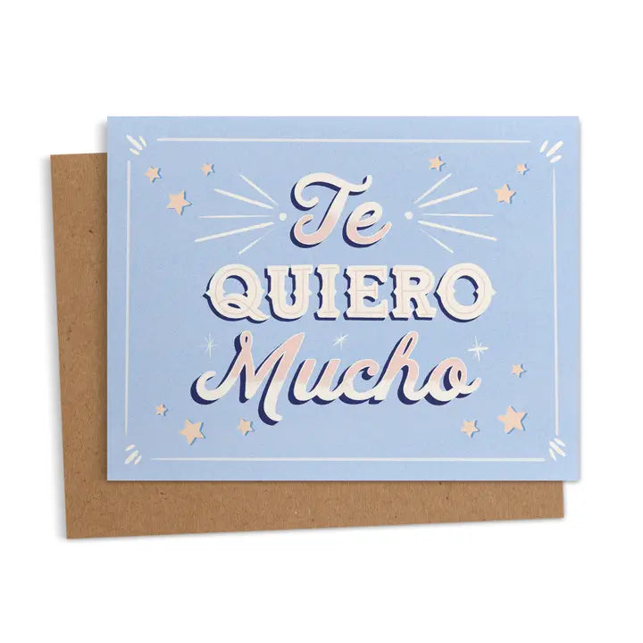 AAPK Te Quiero Mucho Love Card - - Cards - Feliz Modern