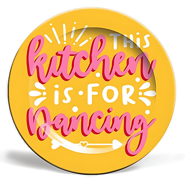 ATWW Kitchen is For Dancing Plate - 6" - Plates - Feliz Modern