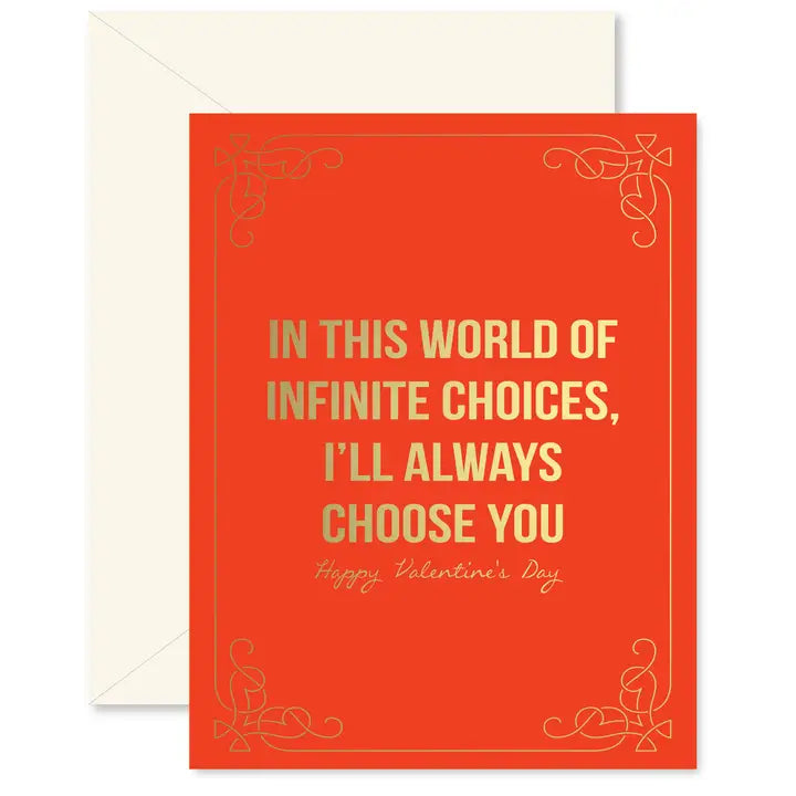 GPD Infinite Choices Valentine Greeting Card - - Cards - Feliz Modern