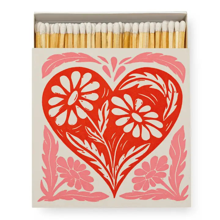 ACVG Botanical Heart Matches -  - Candles - Feliz Modern