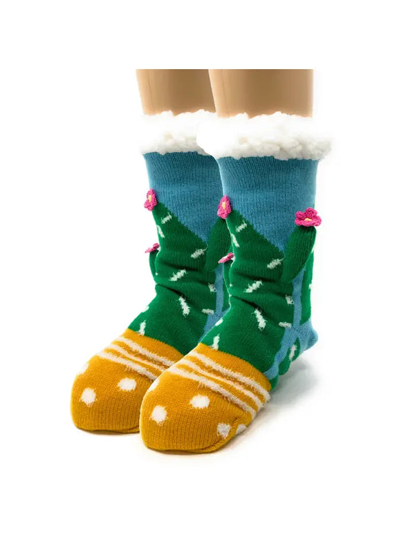 OHYS Cactus Fluffy House Slippers Socks -  - Socks - Feliz Modern