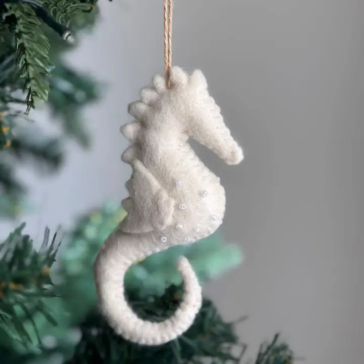 DHRD Seahorse Felt Ornament -  - Christmas - Feliz Modern