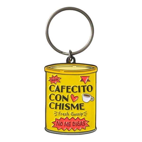 TFND Cafecito Con Chisme Keychain -  - Keychains - Feliz Modern