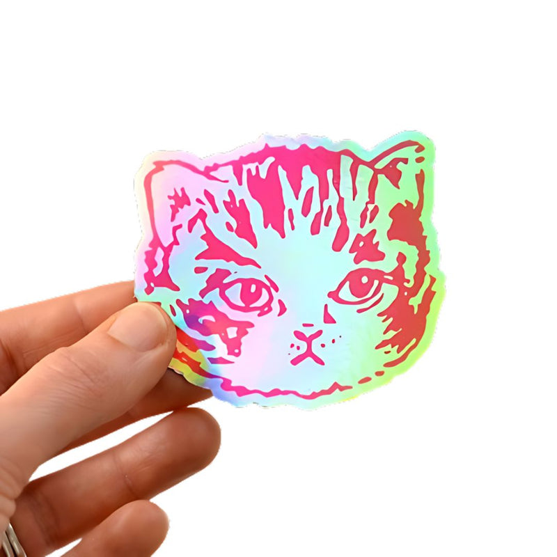 IYAL Holographic Kitty Sticker -  - Stickers - Feliz Modern