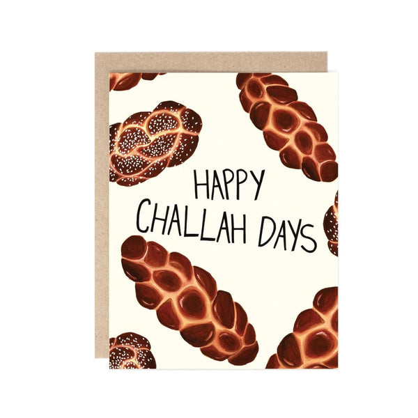 DWGS Happy Challah-Days Card -  - Cards - Feliz Modern