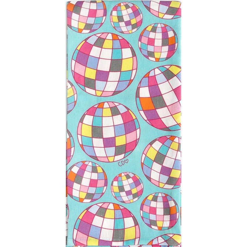 CLLDL Disco Ball Tea Towel -  - Tea Towels & Napkins - Feliz Modern