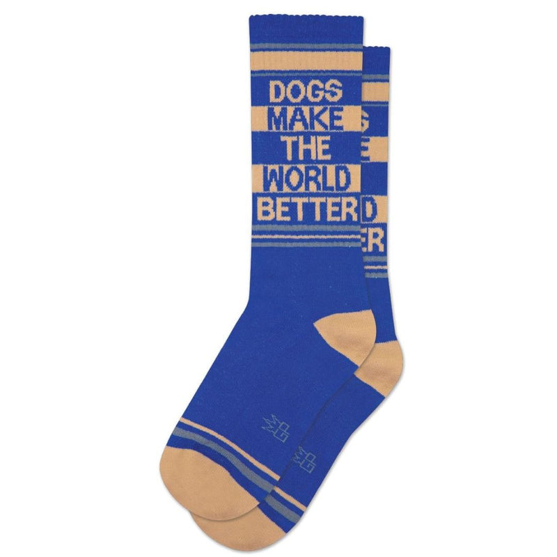 GBP Dogs Make The World Better Socks -  - Socks - Feliz Modern