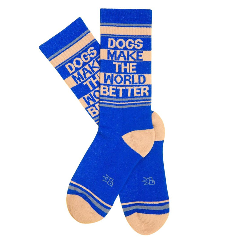 GBP Dogs Make The World Better Socks -  - Socks - Feliz Modern