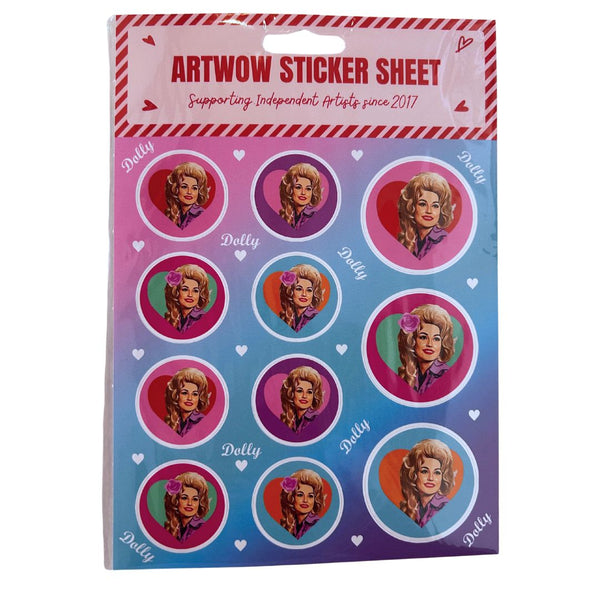 ATWW Dolly In Red Sticker Sheet -  - Stickers - Feliz Modern