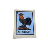 AAES Loteria Tile - El Gallo - Coasters - Feliz Modern