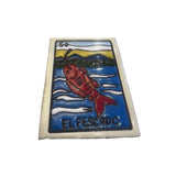 AAES Loteria Tile - El Pescado - Coasters - Feliz Modern