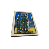 AAES Loteria Tile - El Soldado - Coasters - Feliz Modern