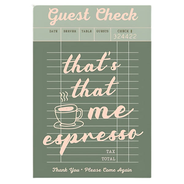 IAP Espresso Check Sticker -  - Stickers - Feliz Modern