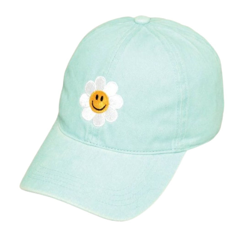 FHCT Mint Smiley Flower Hat -  - Hats - Feliz Modern