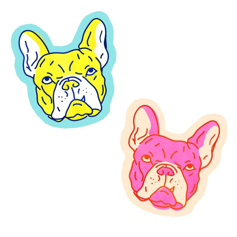 ATWW Neon Bulldog Sticker -  - Stickers - Feliz Modern