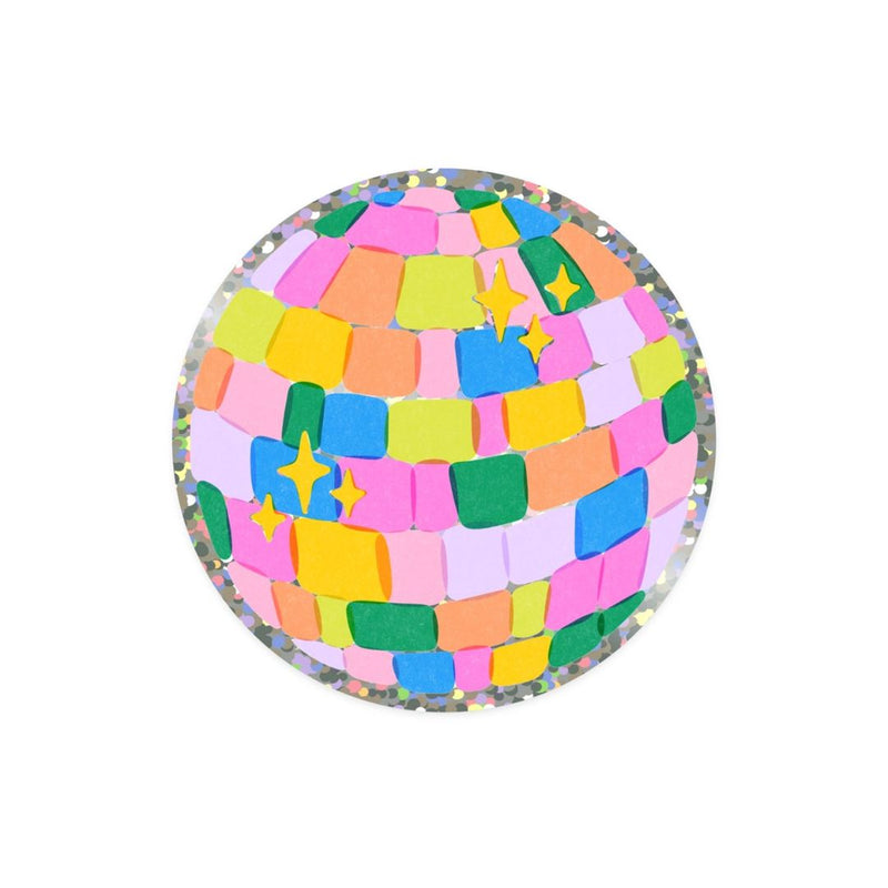 KSDC Glitter Disco Ball Sticker -  - Stickers - Feliz Modern