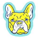 ATWW Neon Bulldog Sticker - Hot Yellow - Stickers - Feliz Modern