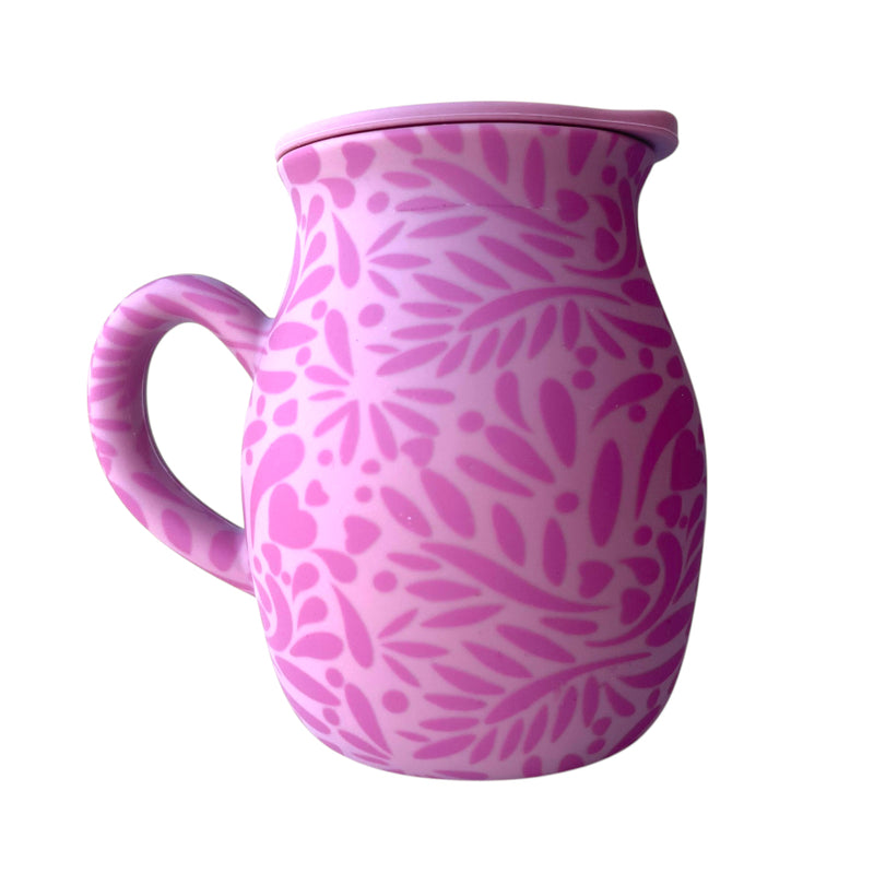 ALCO Talavera Style Cup - Pink - Drinkware - Feliz Modern