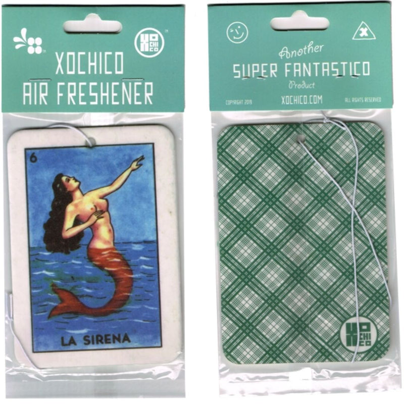 XOC Loteria Air Freshener - La Sirena - Ocean Scented - Air Fresheners - Feliz Modern