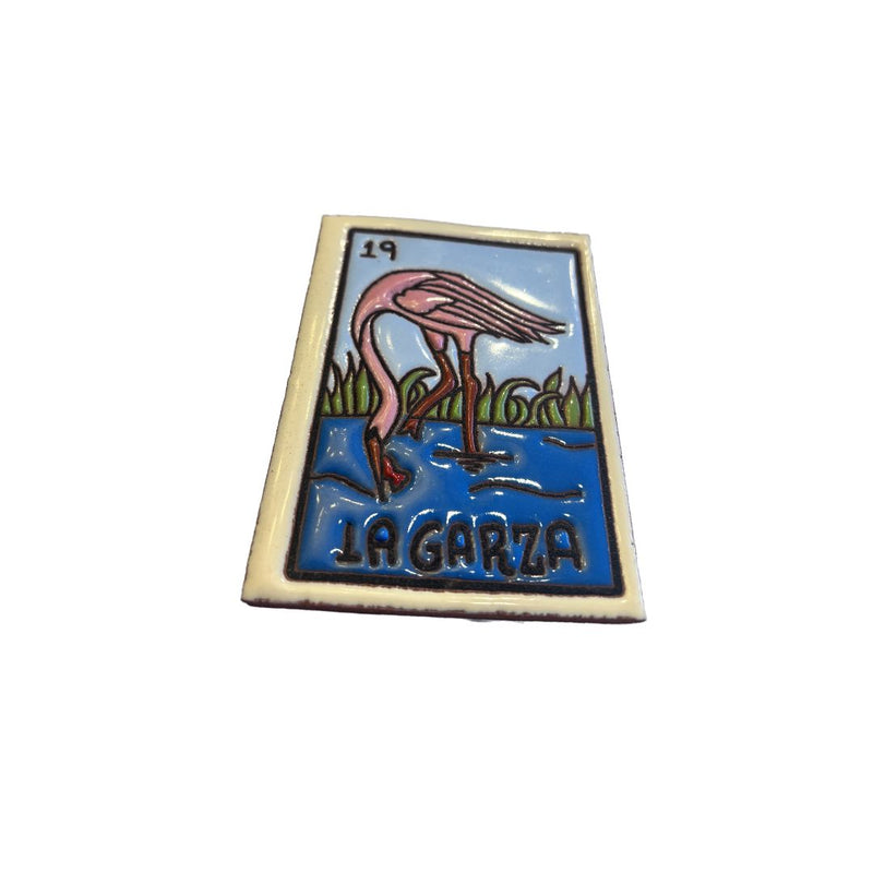 AAES Loteria Tile - La Garza - Coasters - Feliz Modern